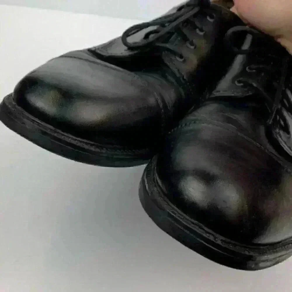 Dockers oxford size 13 M black leather Cap toe